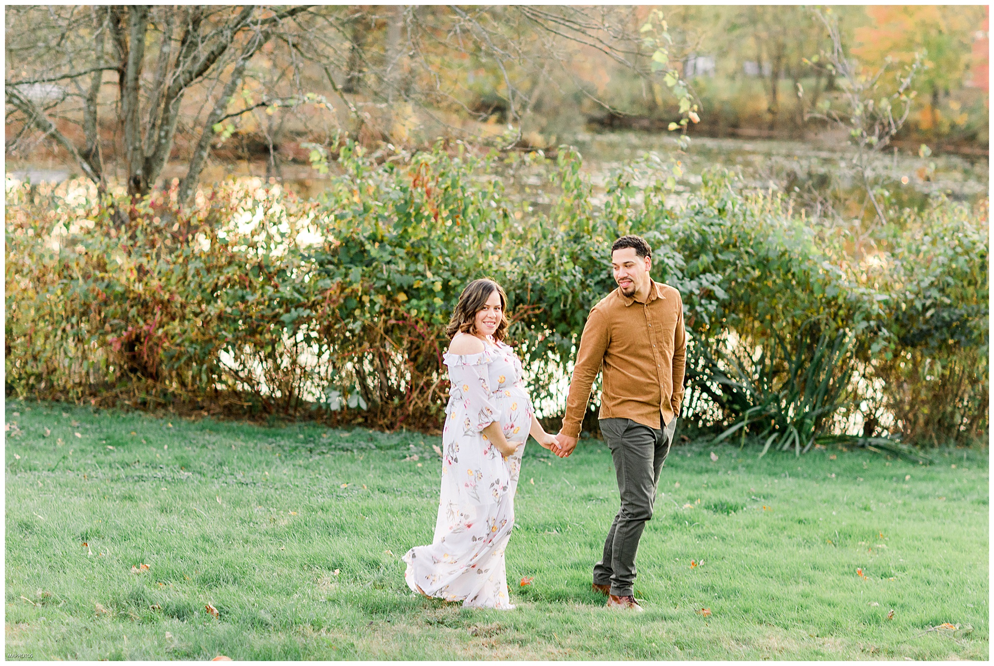 A Family and Maternity Session at Strawberry Park in Moorestown, NJ