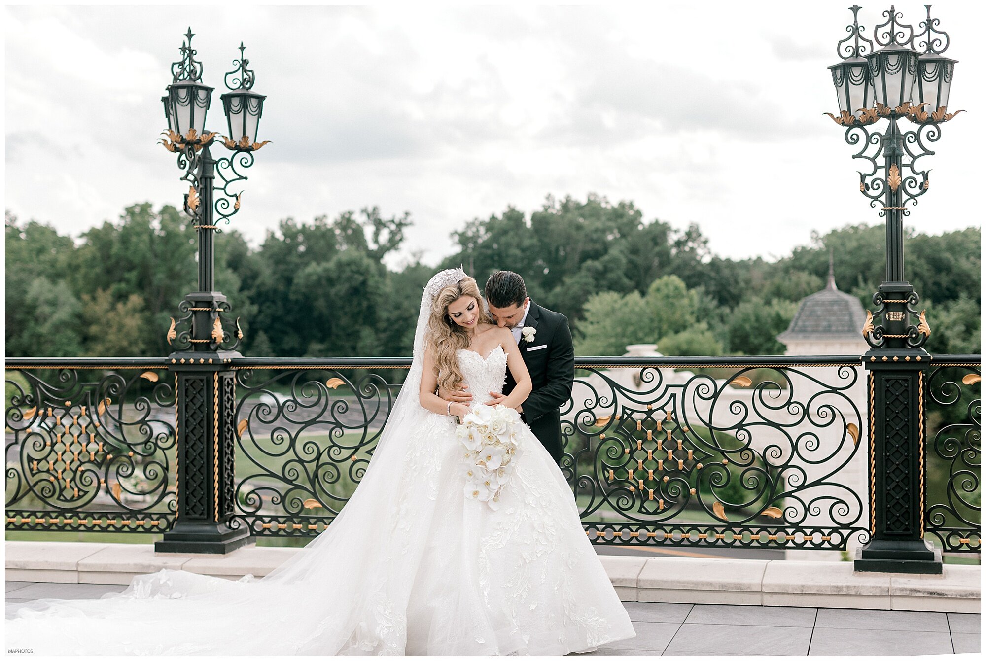 Lina and Afram An All White Wedding at The Legacy Castle