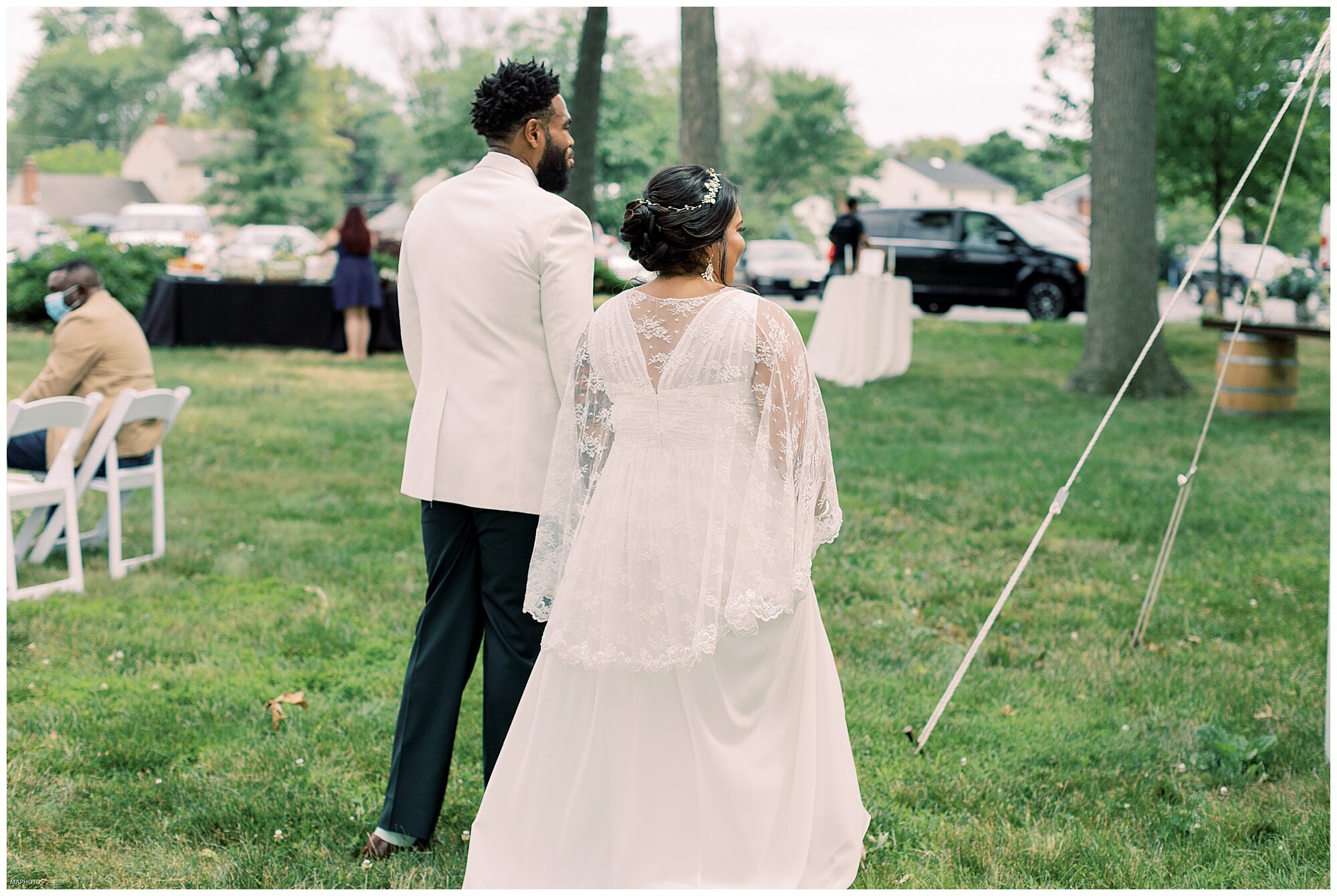 An Intimate Backyard Wedding in Cherry Hill, NJ