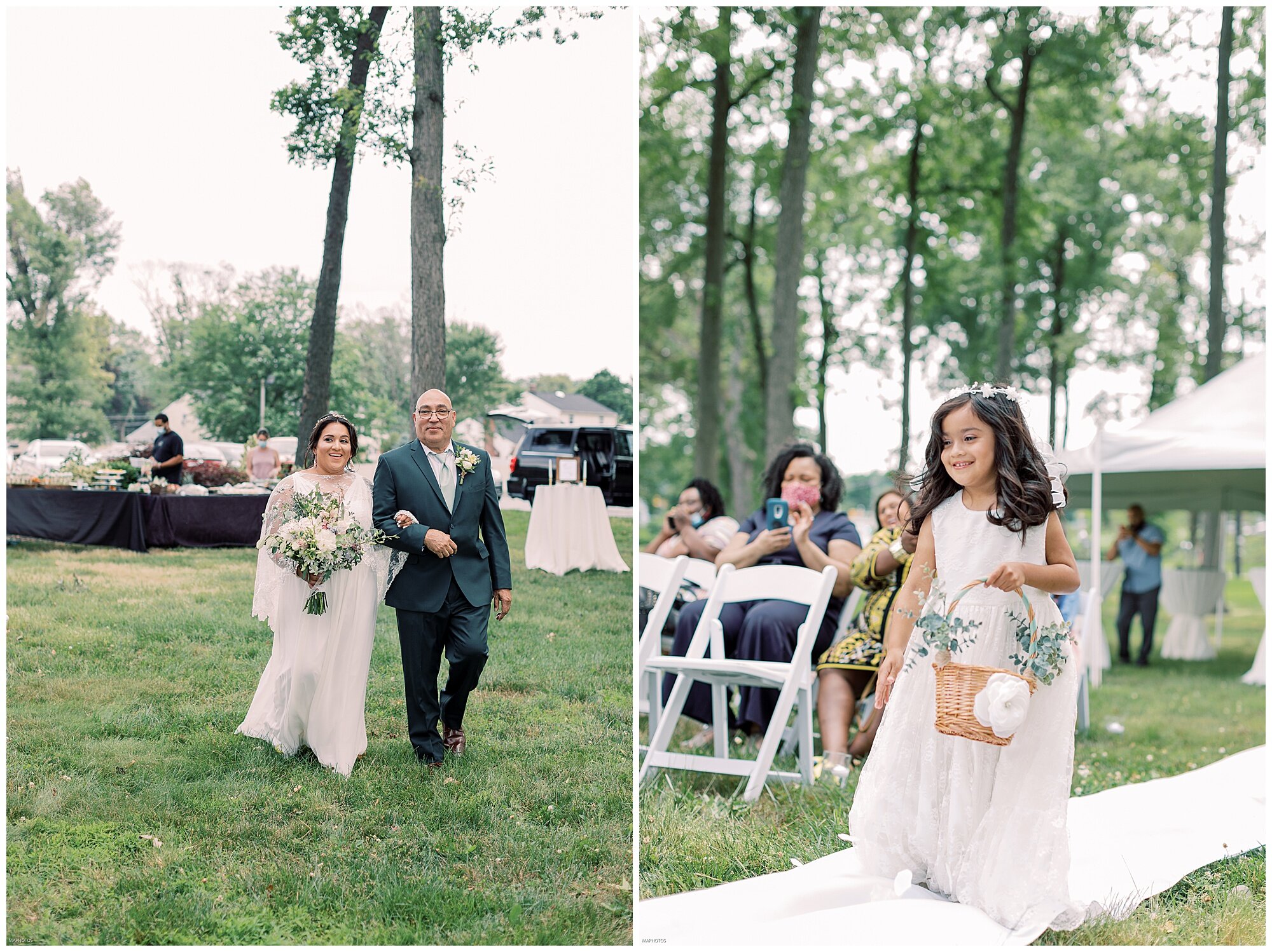 An Intimate Backyard Wedding in Cherry Hill, NJ